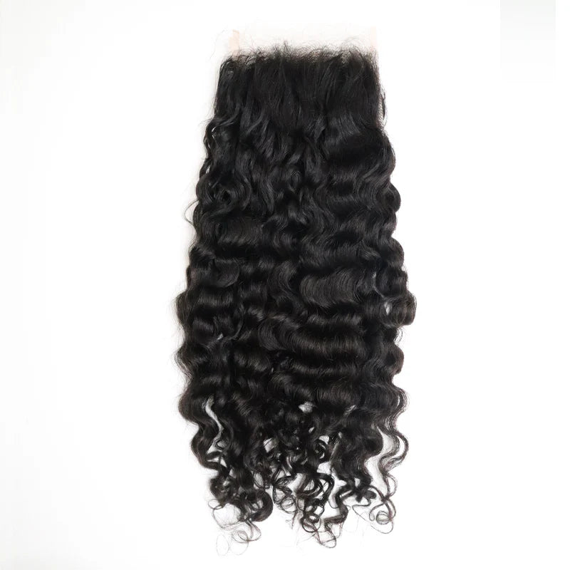 Burmese Curly Closure 4x4